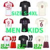 Kane de Ligt Soccer Jerseys 23 24 Sane Hernandez Bayern Munich Gnabry Goretzka Coman Muller Davies Kimmich Football Shirt Kids Kids 2023 2024 Uniforms