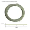 Linha de trança Aventik Super Slim Três Tenkara Linha de pesca Tenkara Linha de pesca com mosca 0,55mm 100ft 230812