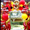 Decoração caminhão de bombeiros balões com figura vermelha balão para crianças menino temático diy decoração de aniversário