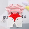 Fournisseur de vêtements mignon pyjamas biologique coton bébé roberie sommifhear kids ensembles