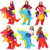 Occasioni speciali per bambini bambini Dinosauri gonfiabile in costume da cartone animato abito anime abito Purim Halloween festa di Natale costumi per ragazzi ragazze 230814