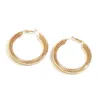 Hoop Ohrringe Großer Frühling für Frauen Schmuck Charming Ohrschnalle Frauen trendy Goldfarbe Bijoux Hyperknebelzubehör