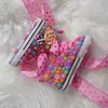 First Walkers Handmade Bow Sthingestones Baby Girls Kids Chaussures Hairband Walker Sparkle Bling Crystals Princess Shower Gift 230812