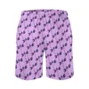 Heren shorts lavendel met libelbord dierenprint strand dagelijkse groot formaat zwembroek mannelijk