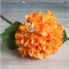 Artificial Hydrangea Flower Head 47cm Fake Silk Single Real Touch Hydrangeas 8 Colors for Wedding Centerpieces Home PartyZZ