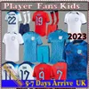 23 24 Engeland voetbalshirts SAKA FODEN BELLINGHAM RASHFORD STERLING GREAMISH Nationaal team KANE voetbalshirt tenue rode shirts wit blauw heren kindertenues