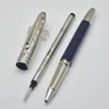 Luxury Blue 163 Roller Ball Pen / Ballpoint Fountain Office Stationery Fashion Write Pens Gift