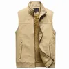 Gilet pour hommes automne hiver mâle de marchandise de cargaison toison épaissis