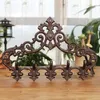 Hooks Rails European Style Nostalgic Iron Garden Gardening Groceries Cast Iron Hollow Hook Courtyard Decoration 230812