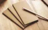 Einfaches Taschenbuch Handkopie Cover Notepad leere Stichstich Kraft Covers Notebooks Notizbilder