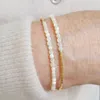 Strand Vlen 2024 In Mother Of Pearl Shell Dainty Bracelet Gold Color Miyuki Tiny Beads Bracelets For Women Jewelry