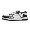 Designer Hommes Chaussures De Sport Skelet Bones Baskets Femmes Noir Blanc Casual Chaussures De Sport Skel Top Bas En Cuir Véritable À Lacets Runner High Basketball Baskets