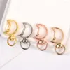 Keychains Moon Shape Key Rings Swivel Clasps Snap Hooks Hanging Buckle Keychain Crafting DIY Metal Lobster Claw Jewelry Making