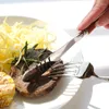 Dinnerware Sets Western Cutlery Set Knife Fork And Spoon Wooden Handle Steak 304 Stainless Steel Tableware Kitchen Bar