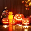 Andere evenementenfeestbenodigdheden 23*21 cm Happy Halloween Big Pumpkin Light Decorations Pumpkins Lamp Indoor Ornament Garden Decor Outdoor Party Villa 230812