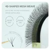 Falska ögonfransar Annafris 2 Tips 4D W -formad ögonfransförlängning Faux Mink Volym Lashes Premade Volymfläkt Lurar W Style Natural Eyelash 230814