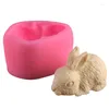 Baking Moulds 3D Easter Mold DIY Candle Modeling Decorations Fondant Cake Chocolate Desser Silicone