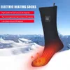 Sports Socks Heated Electric Heating Rechargeable Sokken No Battery Thermal Men Women Outdoor For Winter Ski 230814