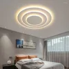 Taklampor modern minimalistisk vit flerskikt ledande ljus för levande matsal sovrum villa kök inomhus deco armatur