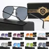 Dita – lunettes de soleil plates classiques pour femmes, Design de marque, nouvelle monture fine en métal, emballage luxueux, lentille Uv400, Dita1614QYHJ, 2023