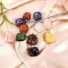 Łańcuchy 2023 Kamień naturalny ręcznie robiono drut leczenie nieregularny kryształowy naszyjnik dla kobiet szorstki