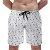 Shorts Shorts Summer Board Dalmatian Spot che eseguono punti bianchi stampare pantaloni corti grafici pantaloni casual tronchi comodi più dimensioni