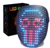 Party Masks Halloween Led Mask Gebaar Licht Gezicht Veranderend inductieprestaties Atmosfeer Props 230814