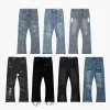 23SS Top Craft Mens Jeans Designer Retro Fashion High Street Broken Holes Jeans Oil Paint Splash Ink Pants Megogh-16 CXG23081412