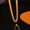 Chains 2023 Simple Hip Hop Punk Titanium Steel Phoenix Tail Necklace Women's Clavicle Chain K-Gold Color-resistant Jewelry