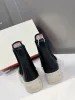 Pablo Sneakers Luxury Designer Frauen Klassische Dicke Soled Large Toe Mary Jane Schuhe Frühlings- und Herbststil Mode Leder hochwertige High -Top -Schuhe