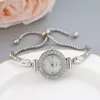 Wristwatches 2023 Fashion Women Heart Bracelet Watch Quartz Wristwatch Dress Casual Watches Gift Accessories GIRL