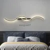 Lâmpadas de parede modernas luminárias de parede de parede LED Minimalista de cabeceira de cama LED SCENCE LONGA LIVRA LIVER