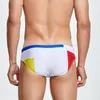 Herenzwemkleding 2023 Seobean bikini -slip voor mannen zwemkleding strand surf badpak lage taille sexy zwembroek man badpak kort