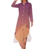 Casual Dresses Sand Desert Print Chiffon Dress Camels Dunes Cute Street Fashion Women Sexy Pattern Vestido Big Size 5XL