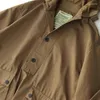 Jackets masculinos de estilo militar outono estilo retro cargo de convés de carga