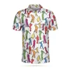 Herrpolos 3D -tryckt kamouflage golfpolo skjorta harajuku streetwear sommar topp ärmlösa tees fitness unisex kläder 230814