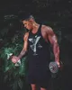 Мужские майки жилеты мужчины Stringer Top Top Gym Custom Print