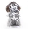 Appareils pour chiens Répartition imperméable Réflexion Réflexion Poncho Poncho Cloak pour chiens Puppy Pug Vêtements