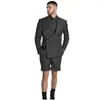 Costumes masculins Men d'été 2 pièces avec pantalon 1 bouton de bouton causal usure de mariage de mariage robe de bal de bal de bal.