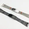 Watch Bands High Quality Accessories SUB 20MM Stainless Steel Strap Folding Clasp For Men's Bracelet