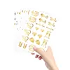 Temporary Tattoos Tattoos Bachelorette Party Temporary Bride Wedding Stickers Body Bridal Hen Do Gold Glitter Girls Flash Favors Gifts Fake 230814