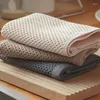 Table Napkin Ultra Soft Absorbent Tea Towel Waffle Weave Cotton Dish Rags Kitchen Dinner Plate Hand Accessories Cleaning Tools