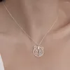 Anhänger Halsketten Tiger Design Damen Halskette Edelstahl einzigartiger Neuheiten Nischenschmuck Geburtstagsfeier Geschenkartikel
