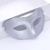 Man Half twarz archaistyczne maski imprezowe zabytkowe klasyczne mężczyźni maska ​​mardi gras maskarada weneckie kostiumy maski 50pcs srebrne goldzz