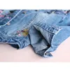 Jaquetas jaqueta de jeans de menina de jeans jeans jeans casacos roupas roupas crianças roupas lz381 230814