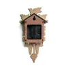 Wall Clocks Creative Retro Cuckoo Wall Clock Cuckoo Wood Pendulum Swinging Bird Decorative Hanging Time Alarm Clock Living Room Home Decora 230814