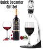 أدوات البار المهنية السحر الأحمر النبيذ Decanter Pourer مع مرشح Stand Air Aerator Dispenser لتناول الطعام في المنزل مجموعة 230814