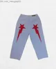 Pantaloni maschili 2023 New Y2K Women's Jeans American Vintage Fashion Lighting Stampa Slim Jeans Punk Harajuku Hip Hop Hop Gothic Casual Street Jeans Z230815