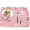 Table Napkin 2pcs 30cm X 45cm Linen Napkins Placemat Serviettes De Mariage Wedding Party Supply Birthday Banquet Decor