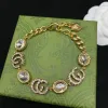 Designer de jóias clássico estilo retro com pulseira de diamante pulseiras na moda elegante moda charme jóias para mulher
